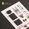 KELIK K48040 MIG-29A (9-12) FULCRUM INTERIOR 3D DECALS FOR GWH KIT 1/48
